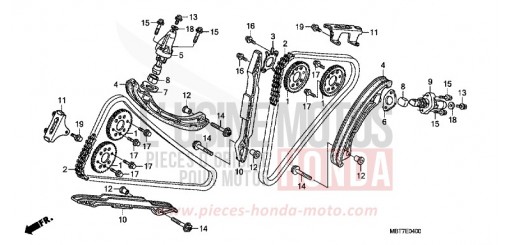 CAM CHAIN/TENSIONER XL1000V9 de 2009